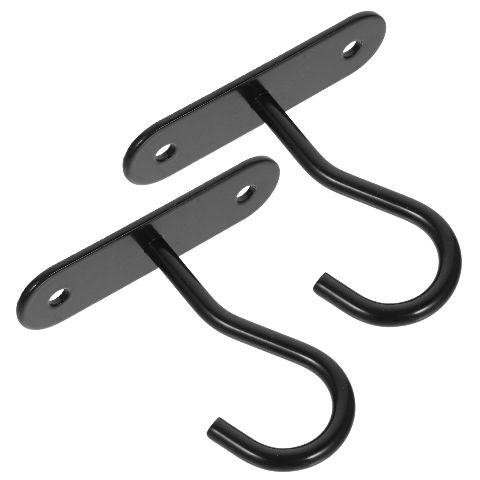 ibasenice Outdoor Indoor Ceiling Hooks 2 Sets Metal Plant Hangers Versatile Hooks for Hanging Baskets Planters Decorations