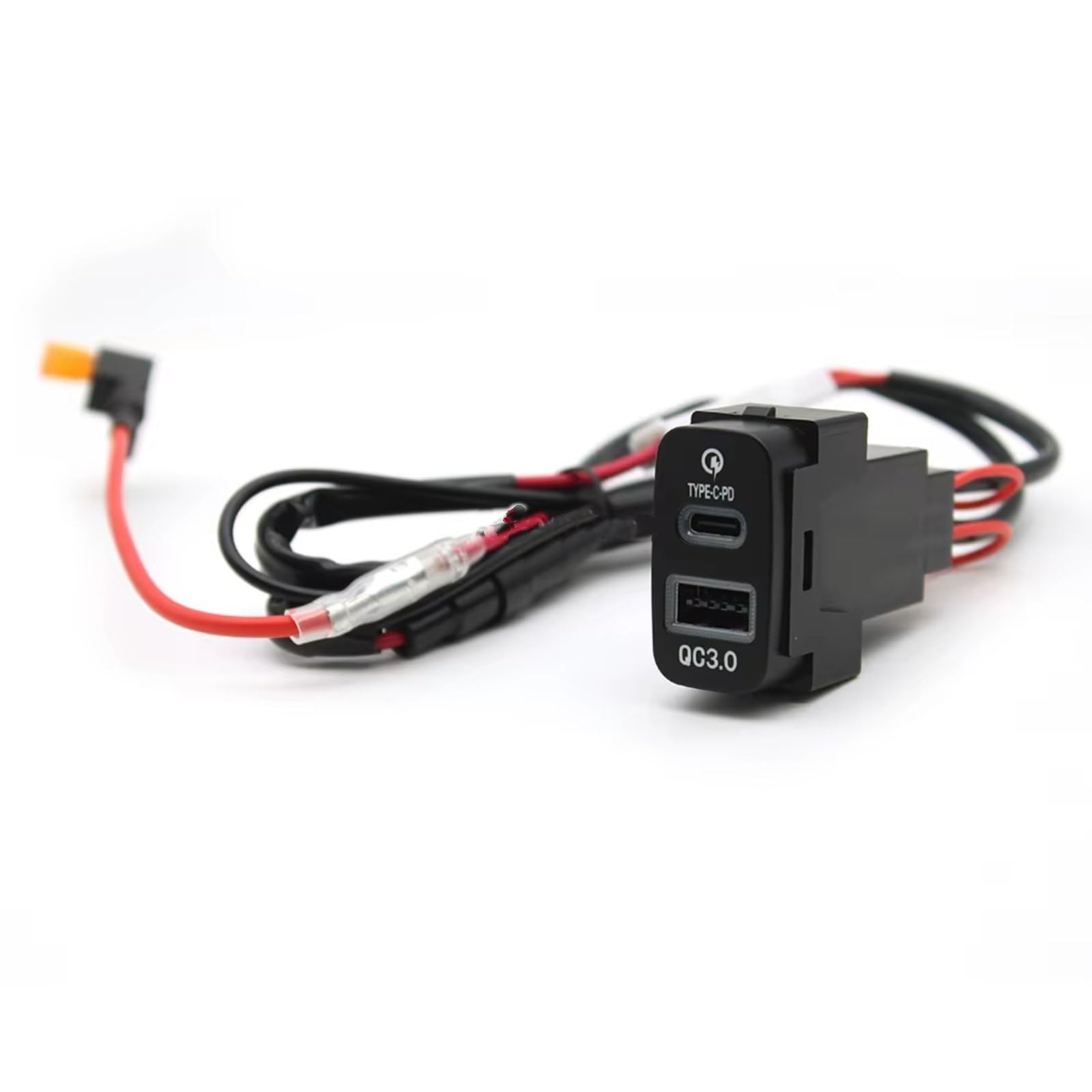 Consola Central Con Puerto USB Compatible Con Mitsubishi Para Outlander Puertos Duales Coche Para TYPE-C PD QC3.0 Rápido Toma Interfaz Cargador Puerto USB Coche