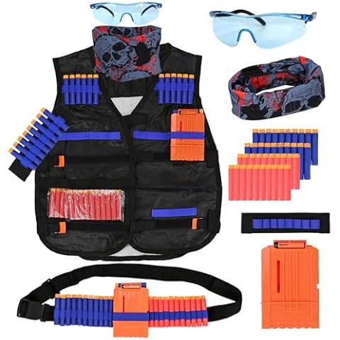 LUUFAN Kids Tactical Vest Kit for NERF Cover