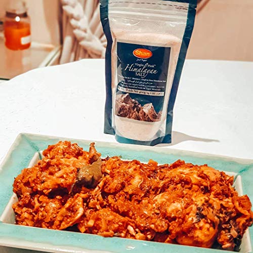 Shan Virgin Himalayan Pink Salt Fine Grain (800G) - Naturally Fortified With 84 Trace Minerals - Stand Up Pouch #TOP7