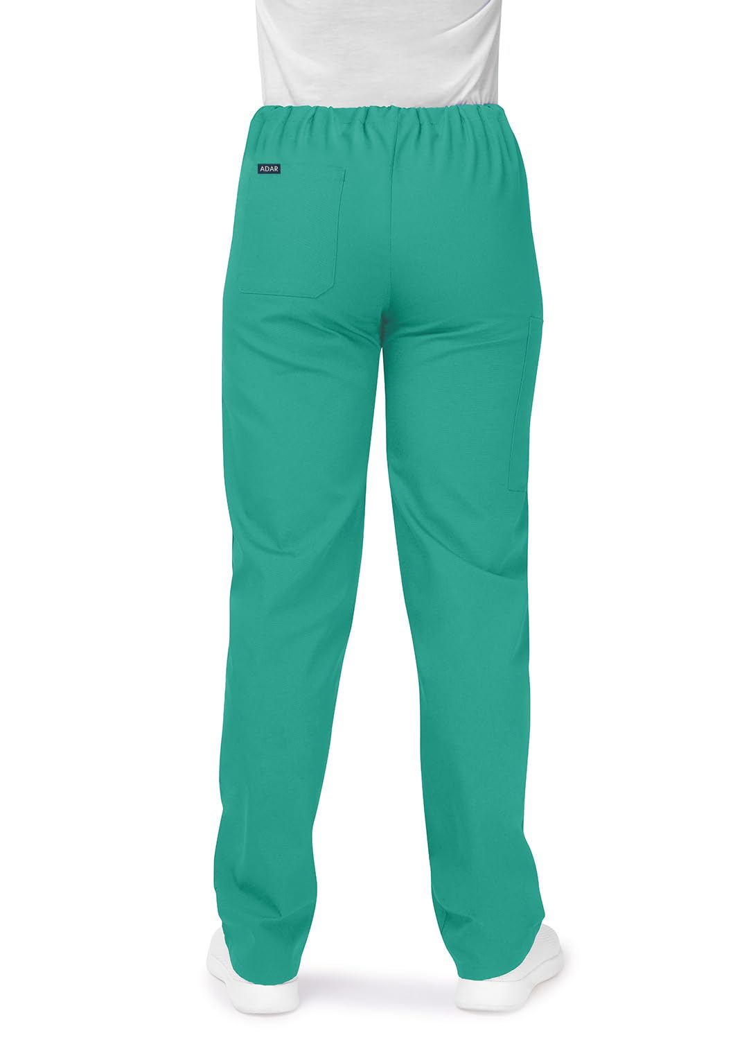 Adar Uniformes médicos Unisex - Pantalón médico con Cordones y Pierna Ajustada