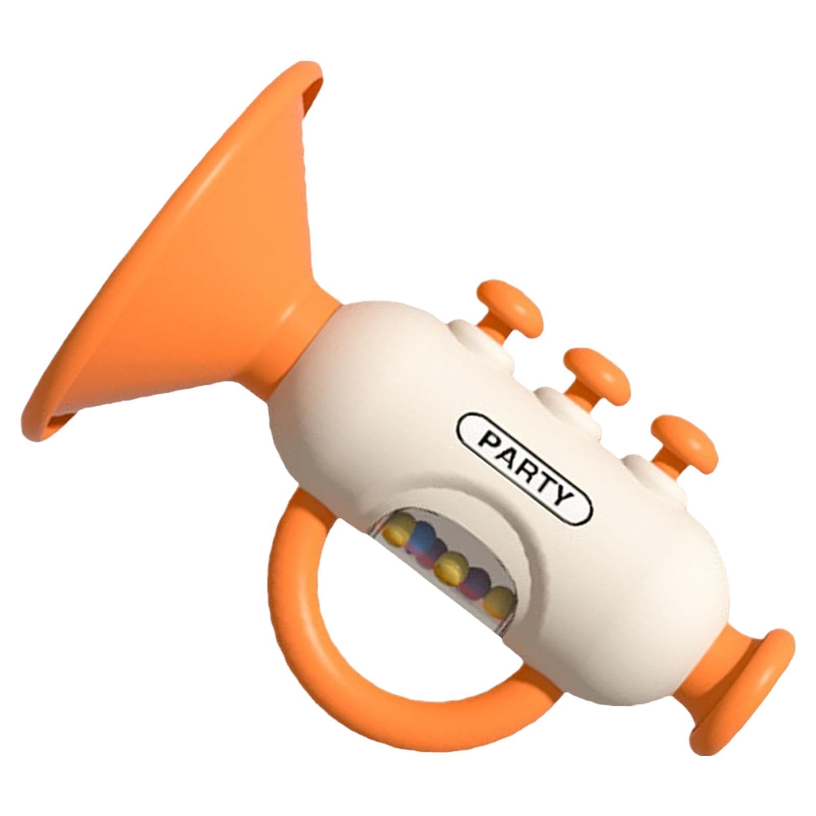 Trompette Jouet Pour Enfants - Instrument Musical Simulé, éducatif, Couleur Vive, Pour Filles