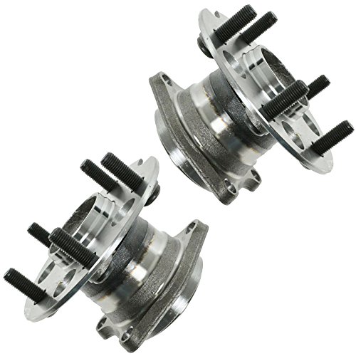 Image of TRQ Rear Left and Right Wheel Bearing and Hub Assembly Set 2 Piece Compatible with 1996-2003 Toyota RAV4 Front Wheel Drive Without ABS Brakes