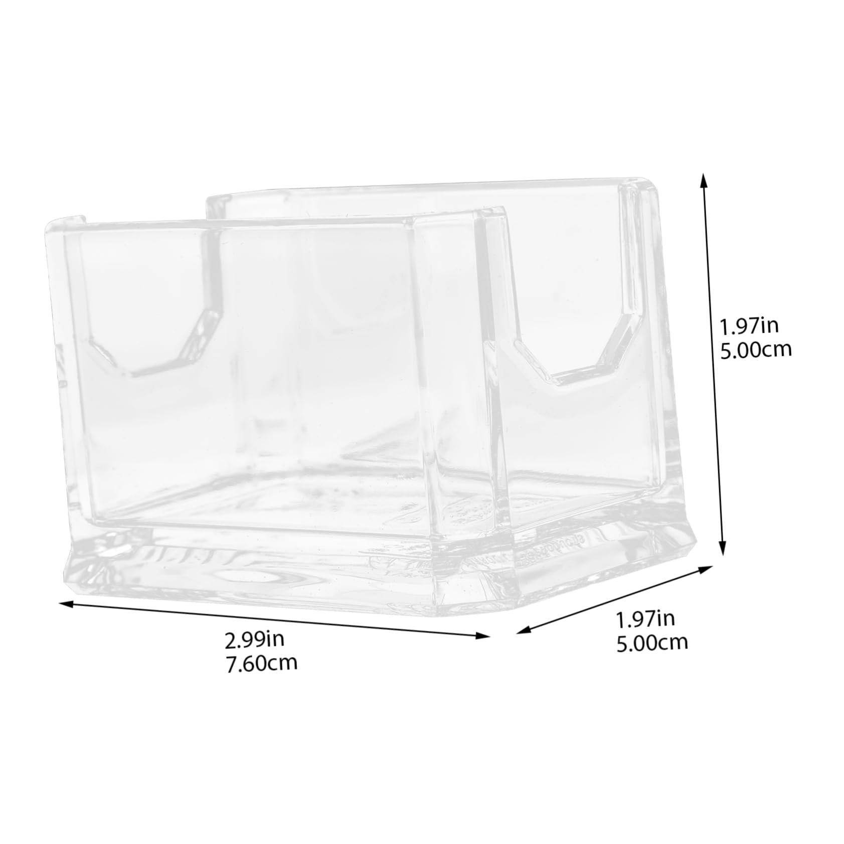 Cabilock Office Acrylic Box Tea Bag Storage Box Home Tea Bag Case Small Organizer for Capsule