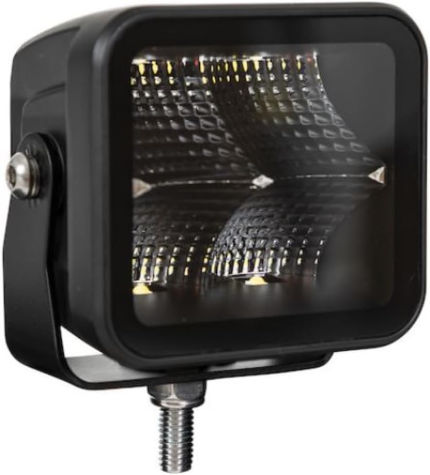 Buyers Products 1492236 Ultra Bright Edgeless 3 Inch Wide LED Flood Light, Square Lens, Spot/Fog Light for Light Bar on Trucks, Trailers, ATVs, and UTVs, Off Road, Clear