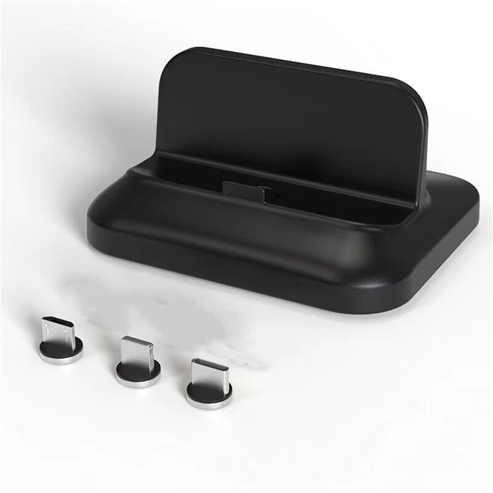 Phone Charging Stand Desk Wireless Charger Station for Smartphone Earphone, 3 Port Fast Charging Stand