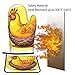 Oven Mitts and Potholders Set of 2 for Kitchen Baking Cooking GrayBird's Nest Golden Chicken Thick and Durable
