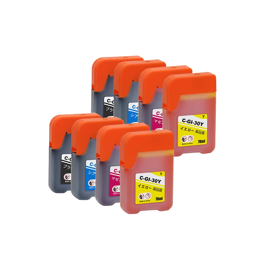 Amazon.co.jp: J-ECO製 GI-30 染料 お得な4色セット×2 ISO14001