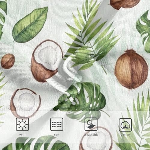 Watercolor Tropical Leaves Undies for Toddler Girls, Cotton Girls Underwear, 2T–8 Years3