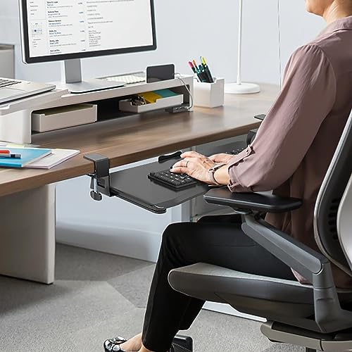 Suptek DSF1B Keyboard Tray Under Desk Pull Out thumb #7