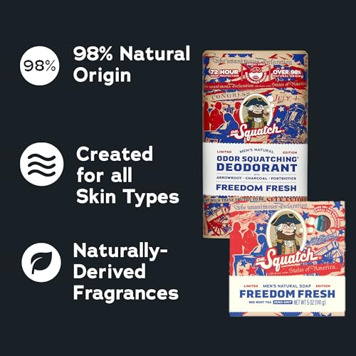 Dr. Squatch Natural Men’s Bar Soap and Deodorant, Limited Edition (3-Pack) - image 4