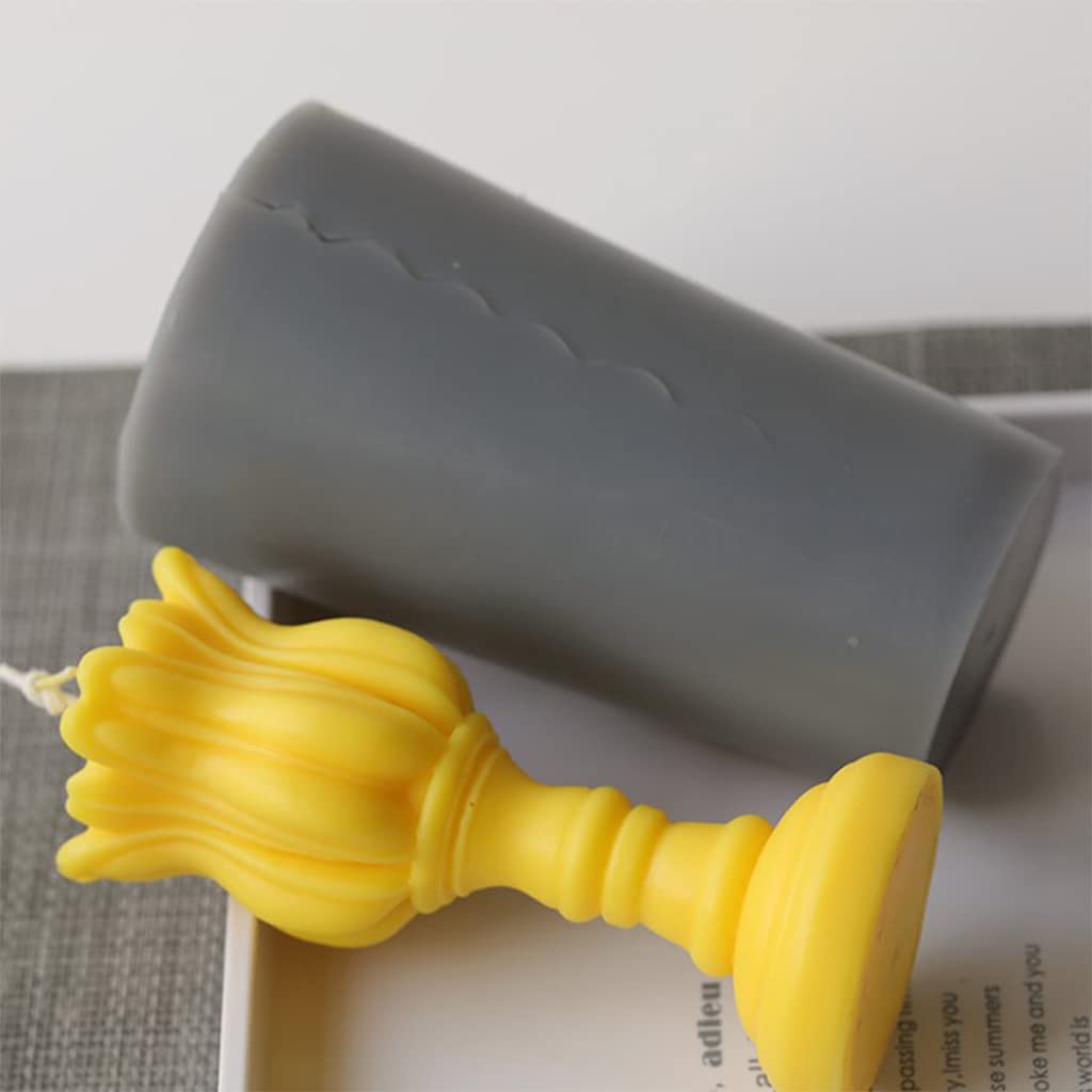 Molde de silicona para velas aromáticas, yeso, epoxi, jabón, para decoración de fragancias del hogar