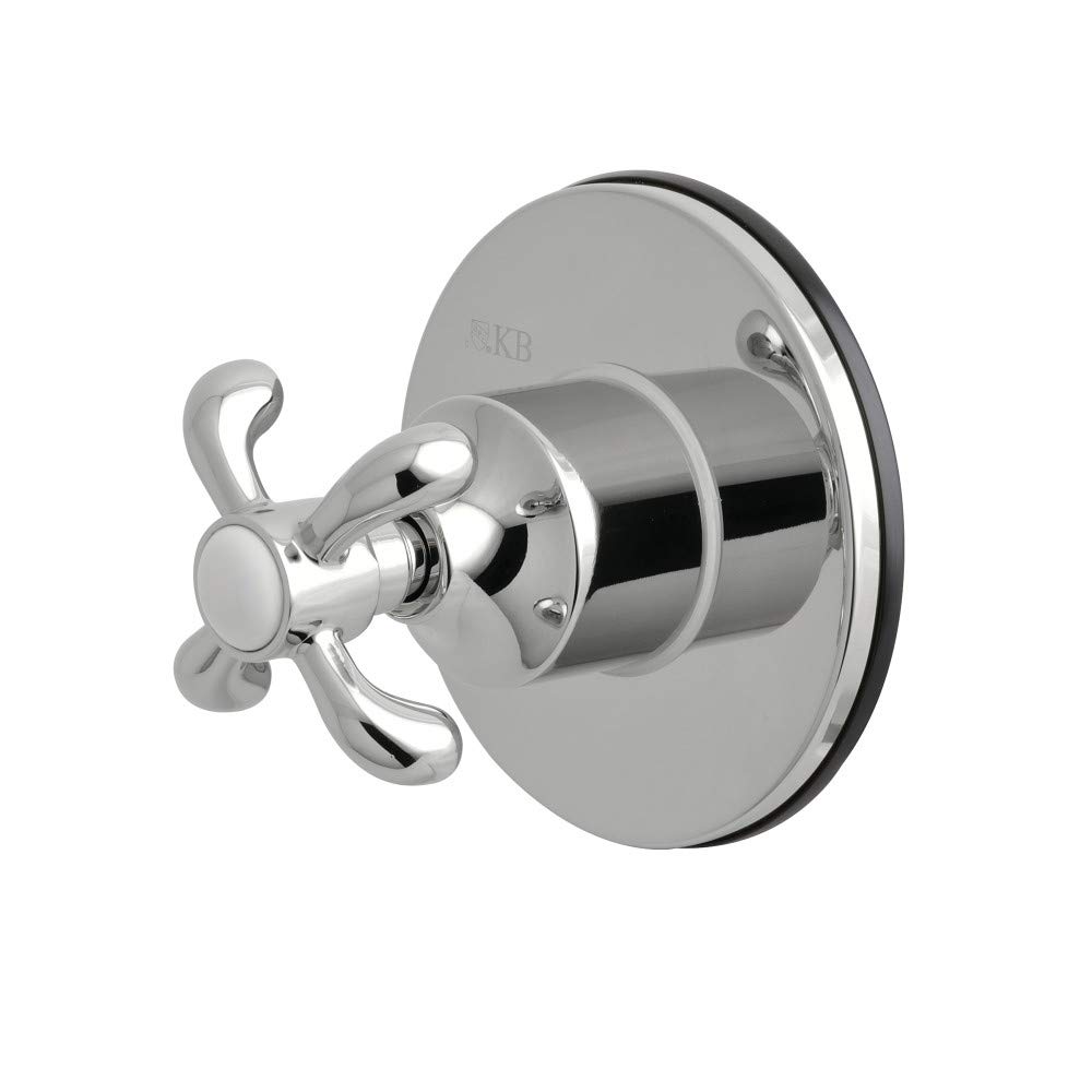 Inverseur 3 voies Kingston Brass KS3031TX en laiton et chrome poli luxe