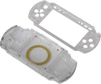 Full Housing Case Cover for PSP Replacement Anti-Drop Shell Set with Button Kit 1000 Replacement Shell Clear