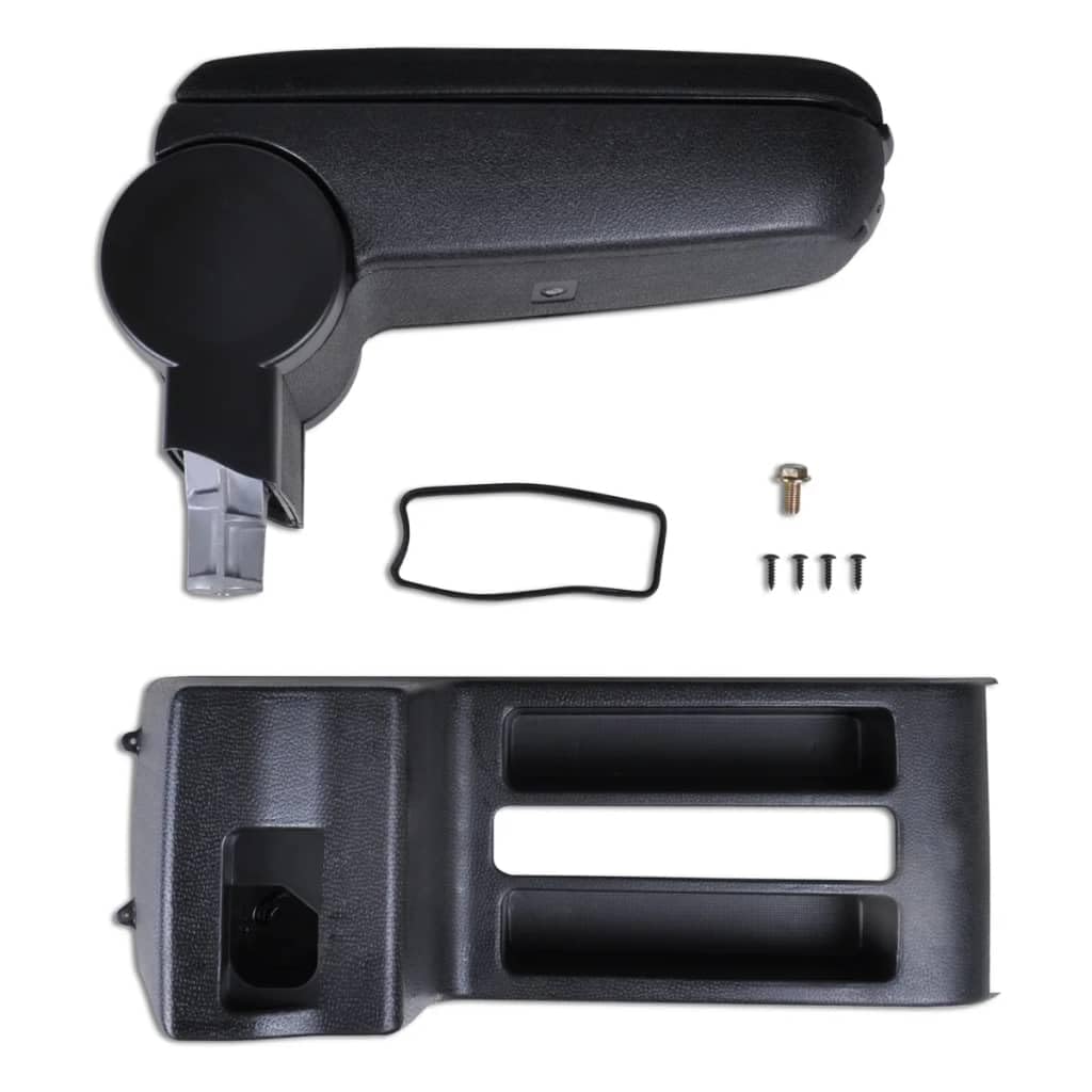 Generico Bracciolo Auto per VW Polo 9N 9N2 9N3 (2001-2009) VW Cross Polo,Nero,1.95kg,150004
