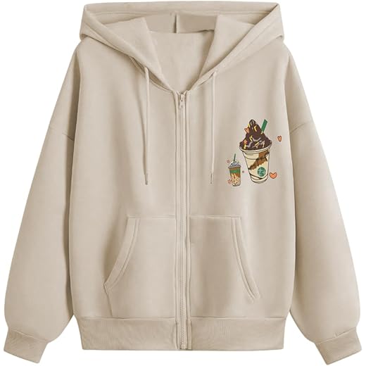 Tagas Womens Zipper Hoodie