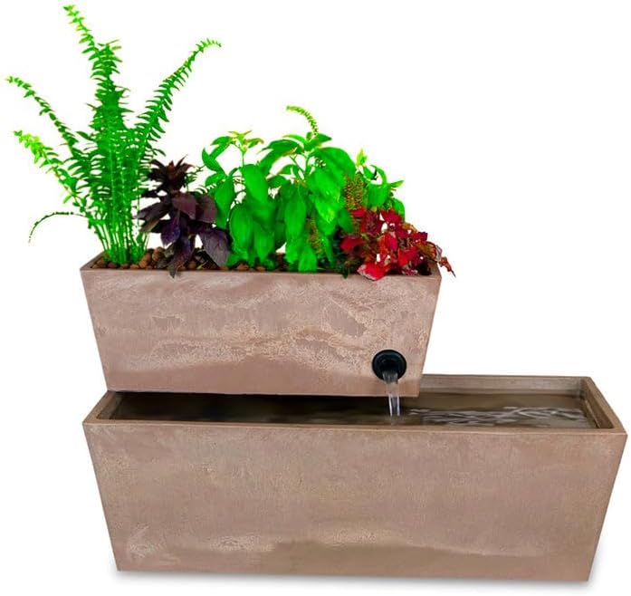 6 Gal. AquaSprouts Fountain - Aquaponics, Hydroponics & Water Gar...