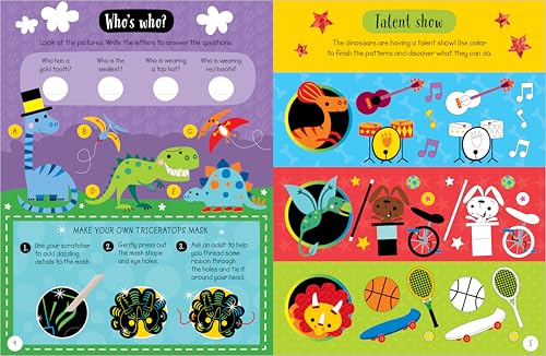 Scratch and Sparkle Dinosaurs Activity Book - Image 3