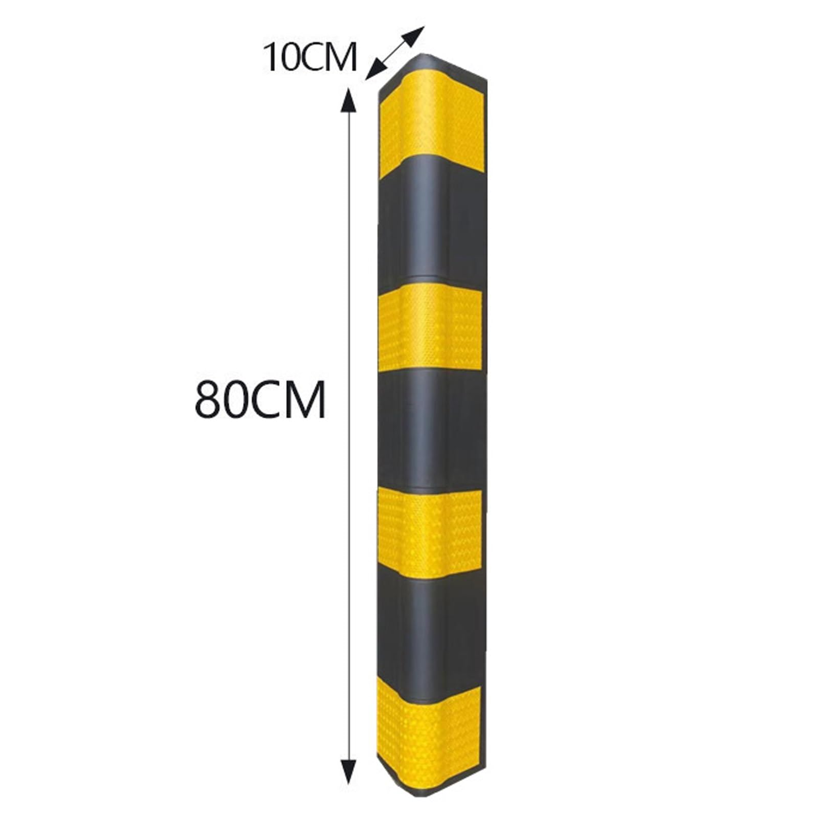 Protector De Pared para Garaje De 31,5", Protector De Esquinas De Pared Autoadhesivo De Espuma Reflectante De Alta Visibilidad para Estacionamientos Y Almacenes Industriales(Blue White,4pcs)