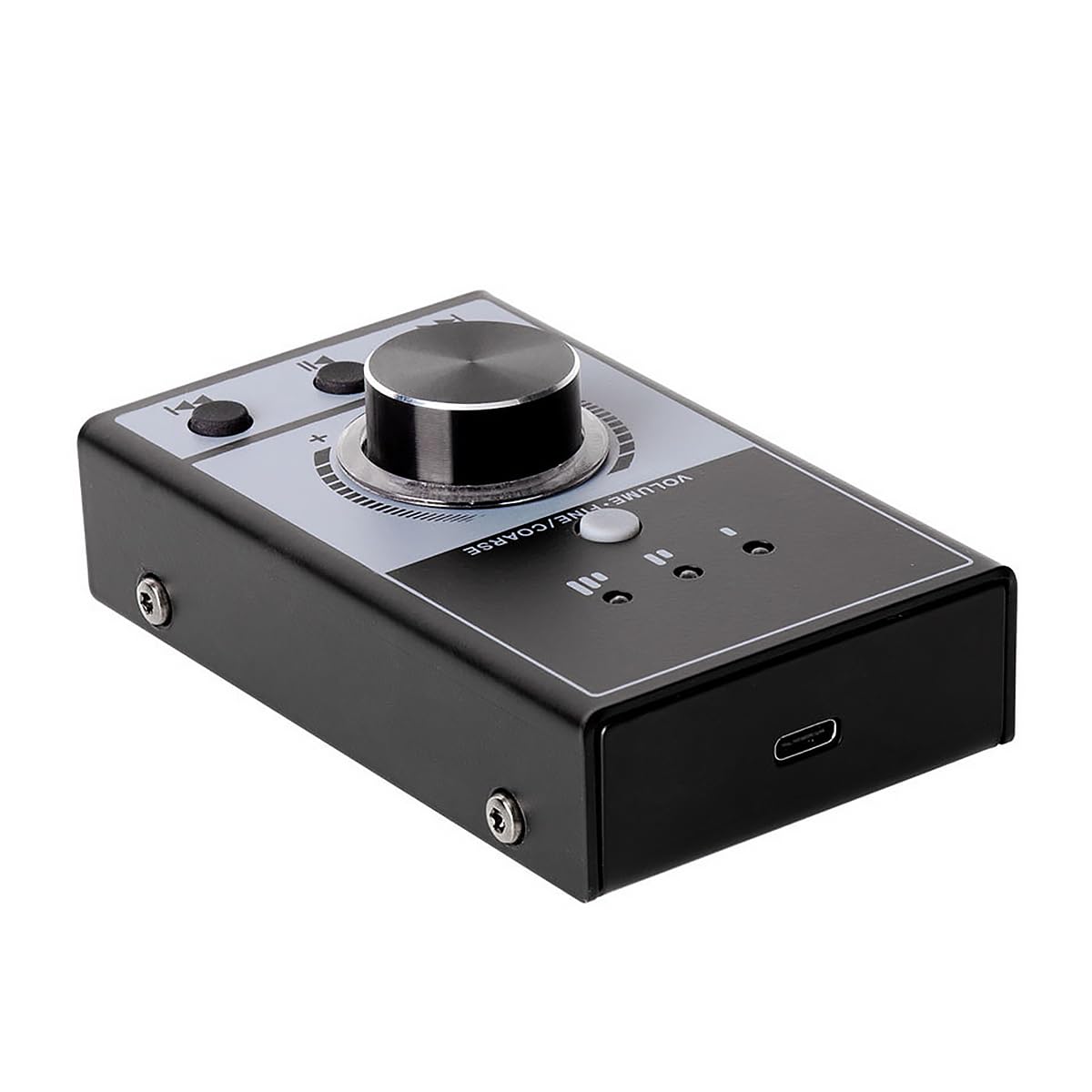 POFET Controlador de Perilla de Volumen USB Perilla de Control Multimedia Controlador de Sonido de computadora con 4 Almohadillas Antideslizantes para teléfono PC Altavoz Ajuste de Audio