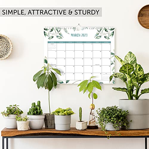 Aesthetic Greenery Wall Calendar - Runs Until July 2024 - The Perfect Monthly Calendar For Easy Planning - Incl. All Of 2023 #TOP1