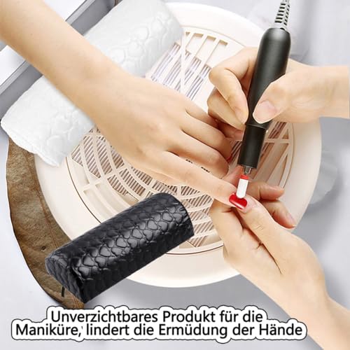 LATRAT Poduszka do manicure, poduszka do paznokci, design paznokci, podkładka pod rękę, poduszka do studia paznokci, gąbka, poduszka pod nadgarstek do salonu nail art, sztuka paznokci, zdejmowana i