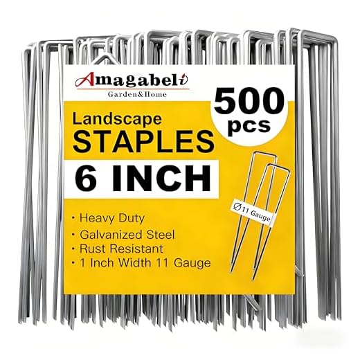 Heavy-Duty Galvanized Garden Landscape Staples