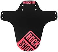 Vista 7 de RockShox Guardabarros MTB con faldones laterales profundos y protección contra el polvo plateado, protector de barro delantero universal