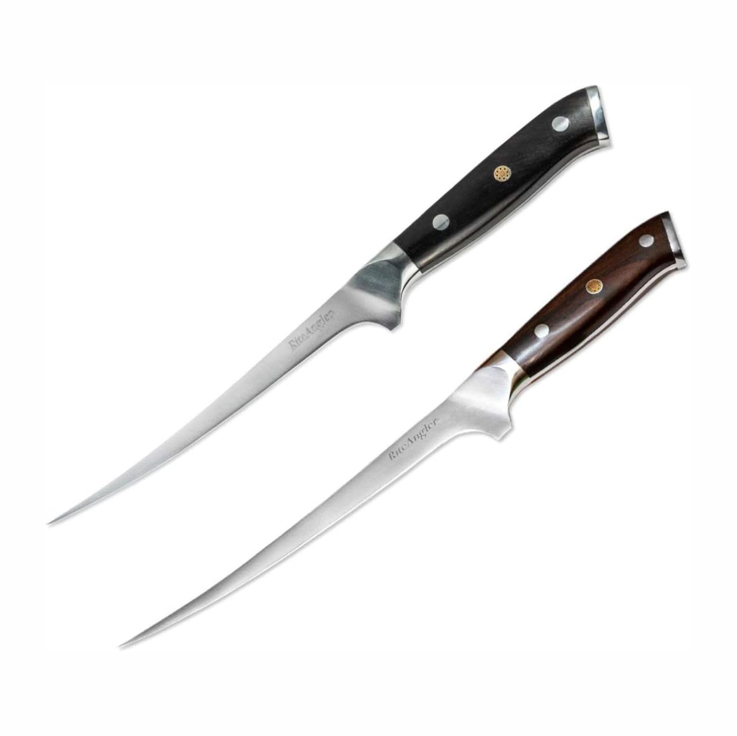 Rite Angler German Steel Fillet Knife 6 Inch - Meat Boning Knife, Professional Super Sharp Fish Knife Made of German Stainless Steel Boning Knife, W/sheath (Sandlewood, 8