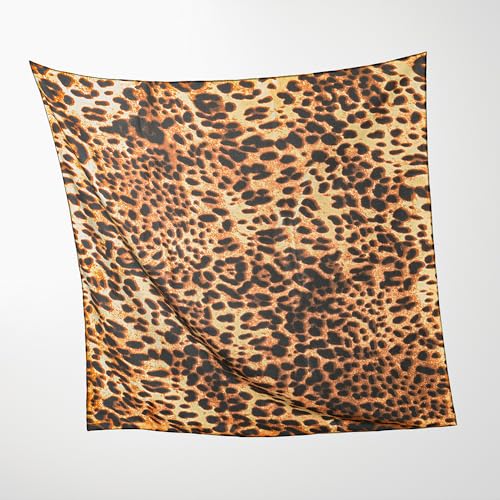 27.5" Satin Bohemian Scarf Neckerchief for Women，Lightweight Neck Scarf Headscarf Bandana Girls WJ033