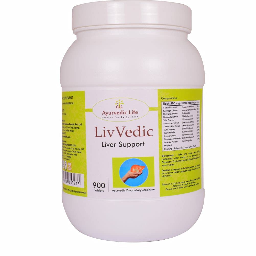 Ayurvedic Life LIVVEDIC - 900 Tablets