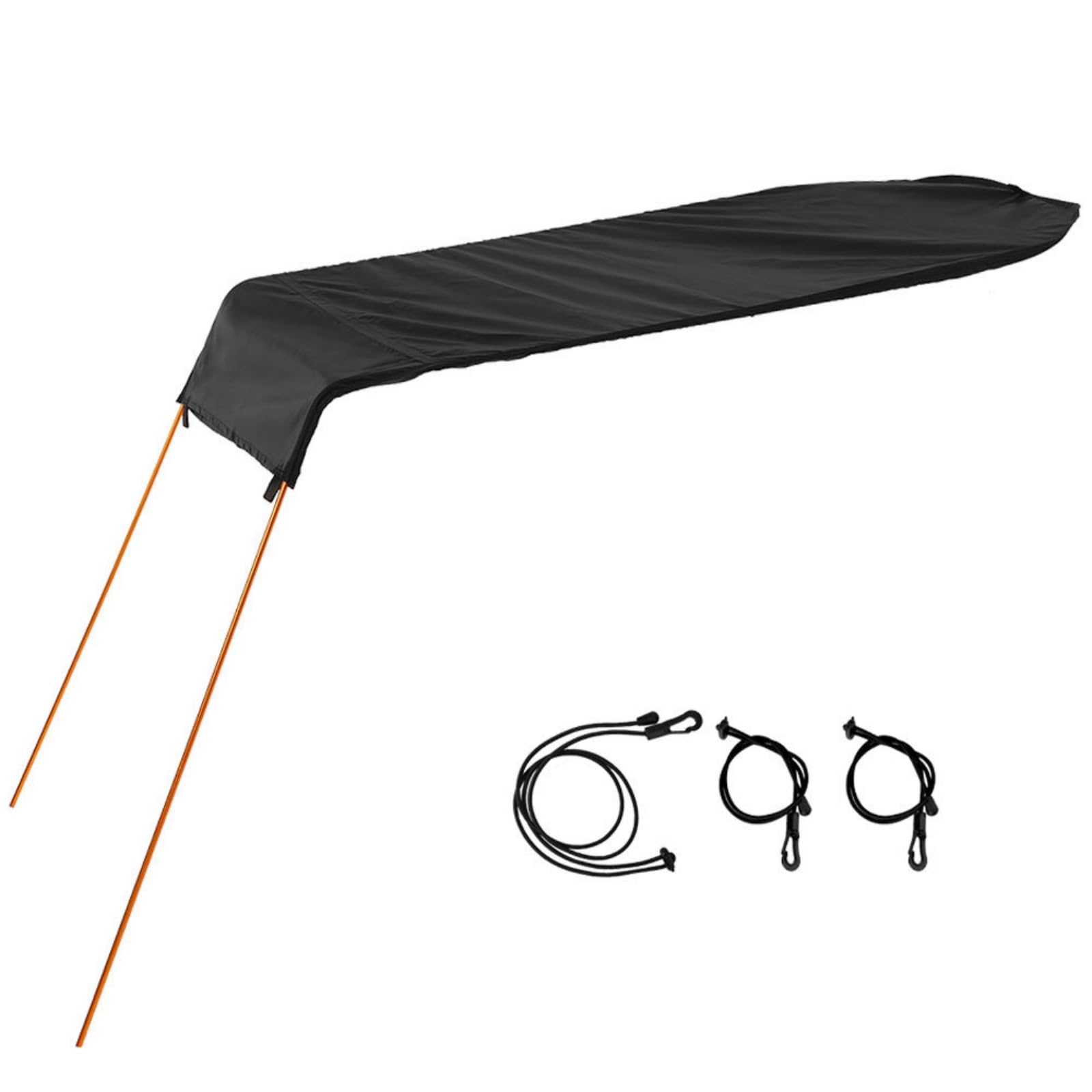 TISHITA Tettoia Gonfiabile per Barca Copertura Bimini Tenda Parasole Riparo Sole Compatibile con Kayak Gommoni Tessuto Oxford Bordatura Nera Montaggio Rapido, Array, Nero Impermeabile