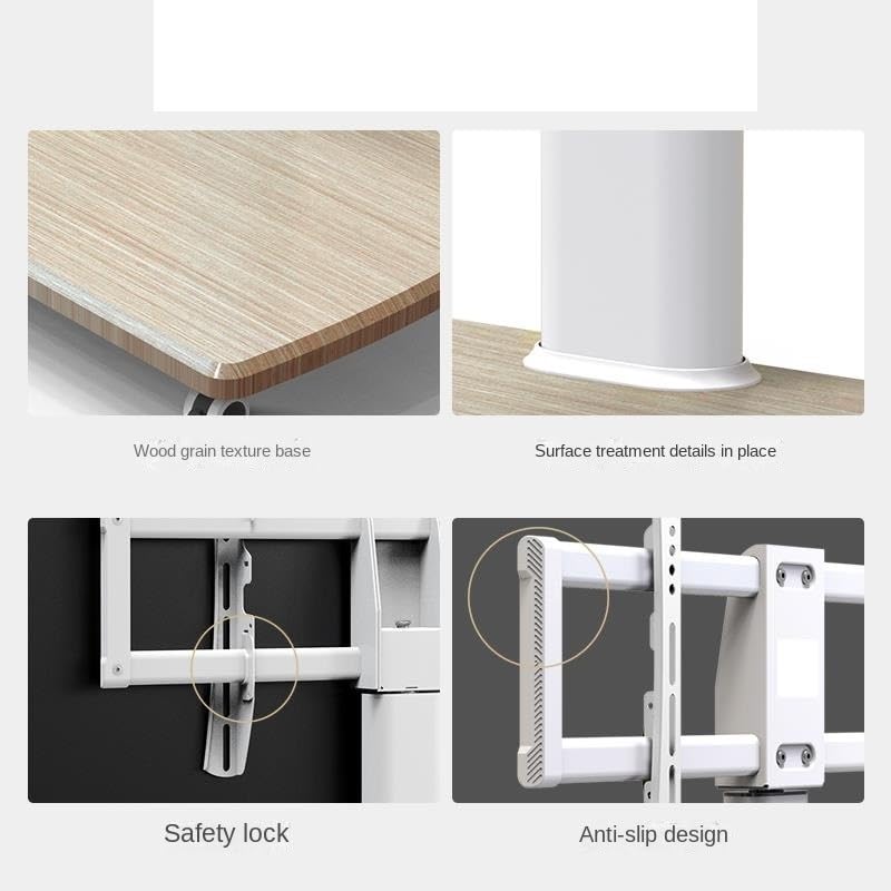 Soporte Universal para TV con Ruedas Altura Ajustable miniatura 3