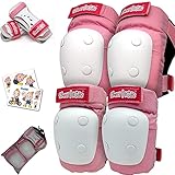 Elbow and Knee Pads for Kids with Wrist Guards, Toddler/YouthProtective Gear, Inline Roller Skate...