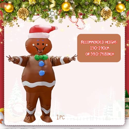 Matreeglam Weihnachts Kostüm Erwachsene, Weihnachtsmann Weihnachtsbaum Kostüm, Weihnachtsmannkostüm, Lustige Weihnachtskleidung für Weihnachten Cosplay Geburtstag Party (Stil 3)