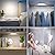 Ferswe Rechargeable Tap Lights, Dimmable Touch Night Lights with 1000mAh Large Battery, Stick on Light for Closet, Bedroom, Bathroom and Cabinet (2 Pack)