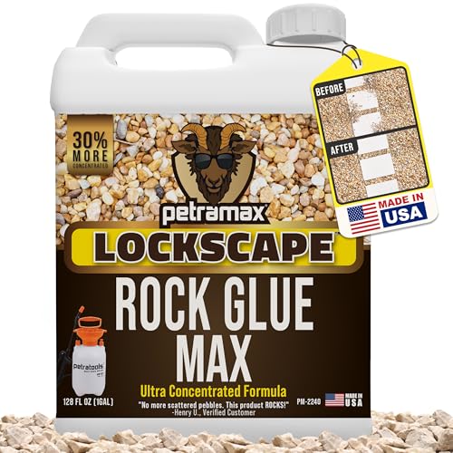 Petra Max Rock Glue for Landscaping, 1 Gallon - Wide...