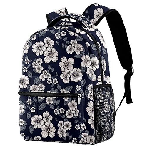 Sac à dos d'école au motif floral coloré imprimé tendance et style décontracté