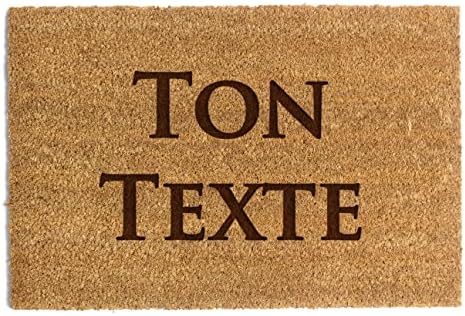 Décoration Porte Entrée Paillasson Personnalisé Avec Prénom - Tapis D'Entrée Antidérapant Et Résistant Paillasson Cadeau Original