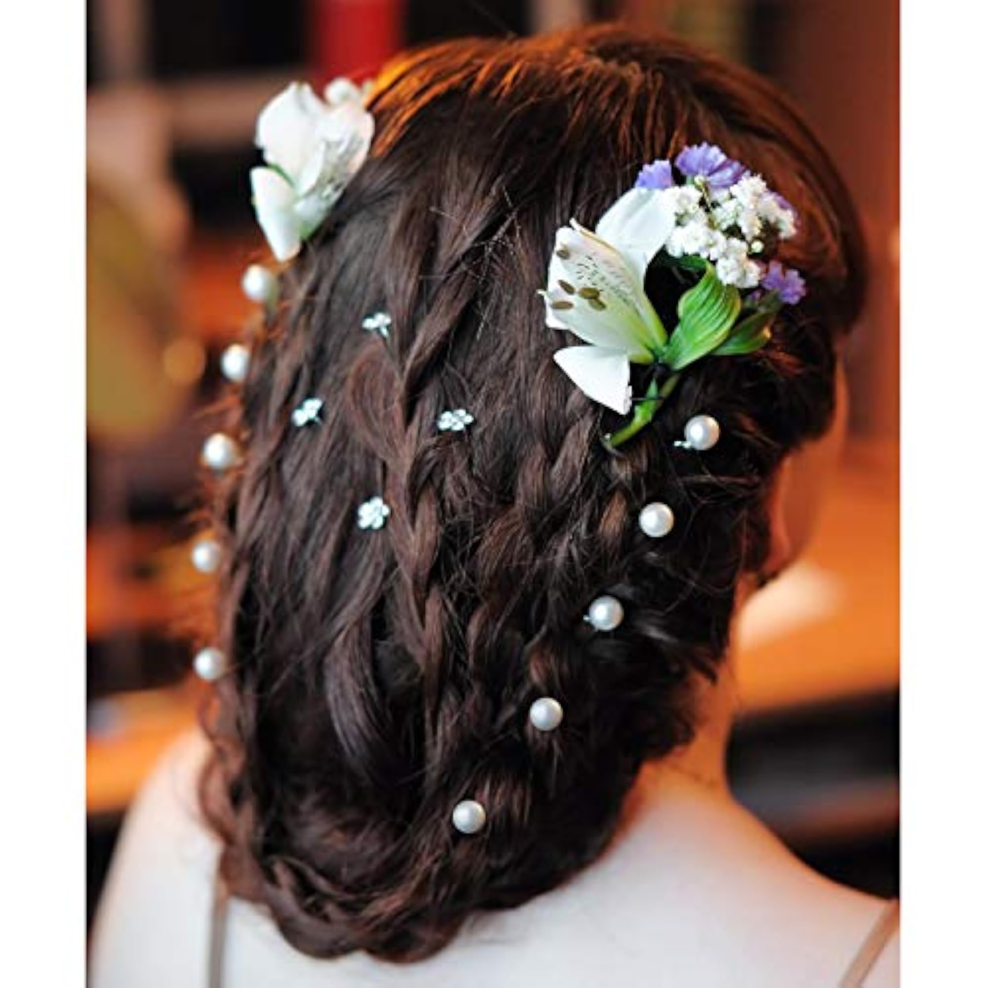 100 Pieces Pearl Hair Pins for Weddings
