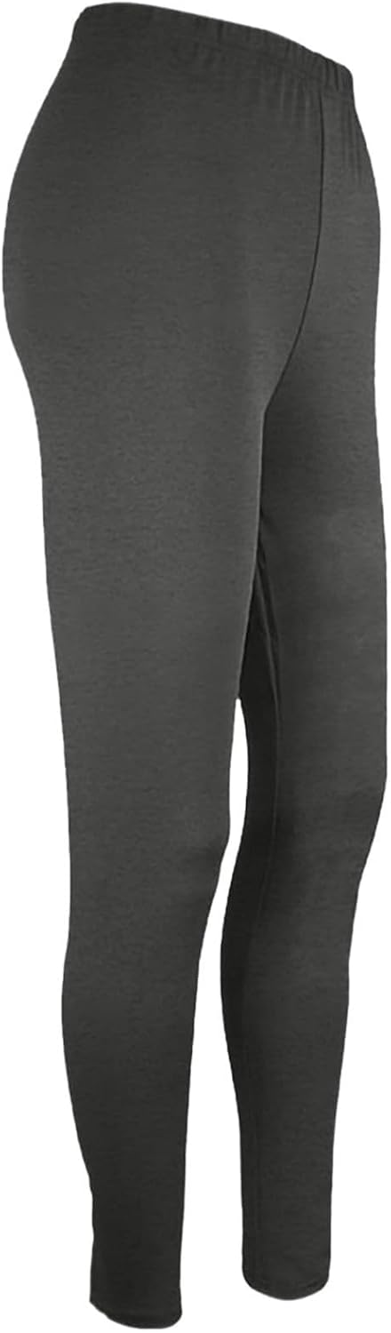 Womens Youth Pepper Skins Soft Moisture-Wicking Warm Midweight Thermal Base Layer Pants | Elastic Waistband
