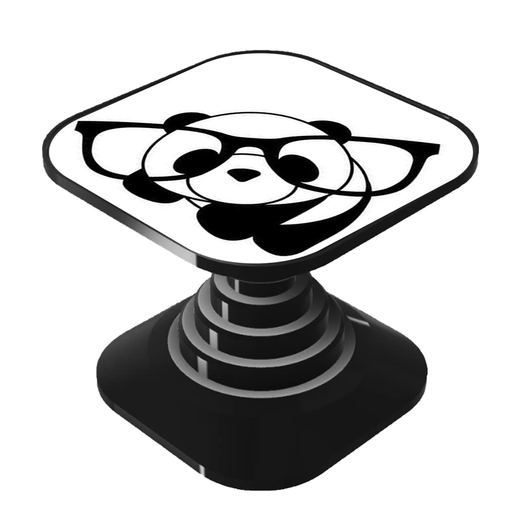 Gosmartkart® Designer HD Printed Mobile Back Grip Socket Grip Expanding Square Mobile Stand for Android or Apple Smartphones (Made in India Product) Nerd Panda