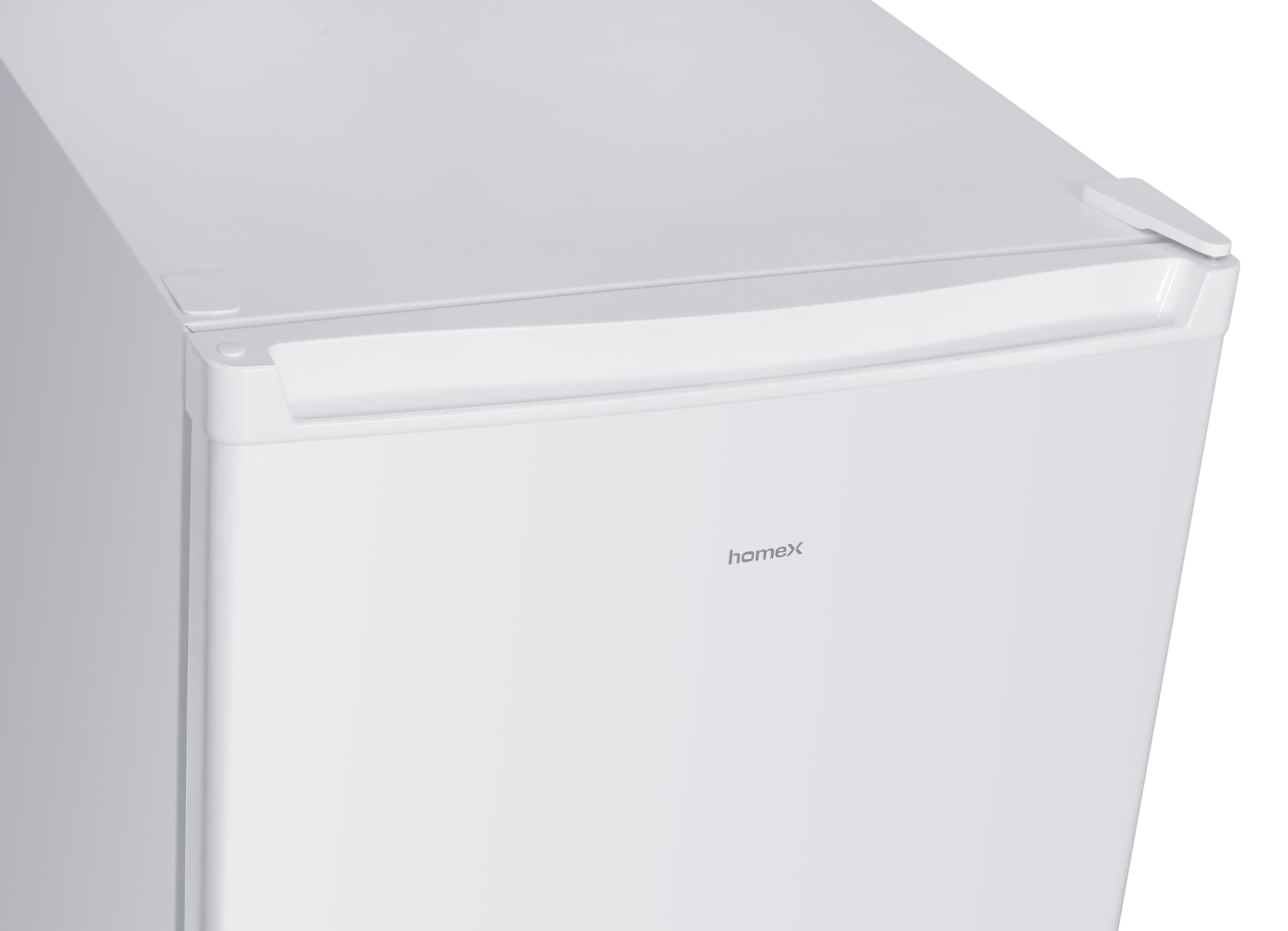 homeX CS2422E-W Kühlschrank ohne Gefrierfach groß 242 Liter freistehend | Vollraumkühlschrank, leiser Standkühlschrank, Fridge, Getränkekühlschrank, 5 Ablagen, LED-Beleuchtung, 143 cm hoch, weiß