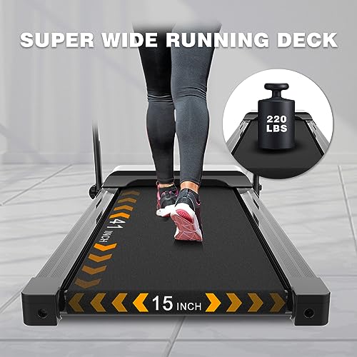 Image of GOWE Motorized Electric Treadmill for Home - 3 Level Manual Inclination & Foldable Running Machine with 12 Programs with Phone Holder