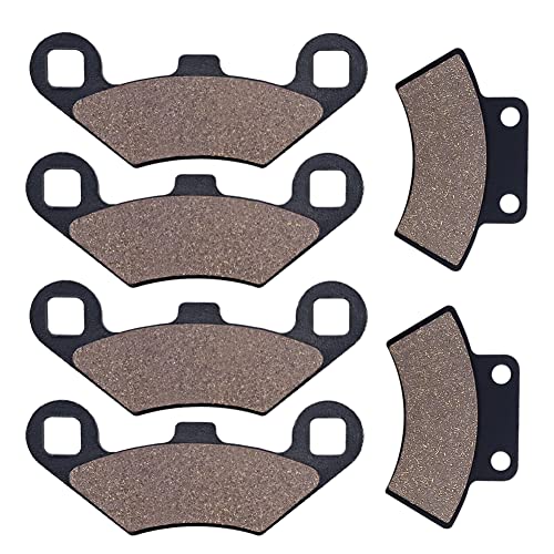 Cyleto Front and Rear Brake Pads for POLARIS Big Boss 250 300 350 400 450 500 Sportsman 350 400 500 Xplorer 300 400 500 Xpress 300 400 Magnum 425 Trail Blazer 250 Trail Boss 250