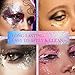Face Body Glitter - Hair Glitter Sparkles Chunky, Temporary Tattoos Adult, Holographic Face Paint for Singer Concerts Disco Festival Rave, 50ml (USA Pride Body Glitter)