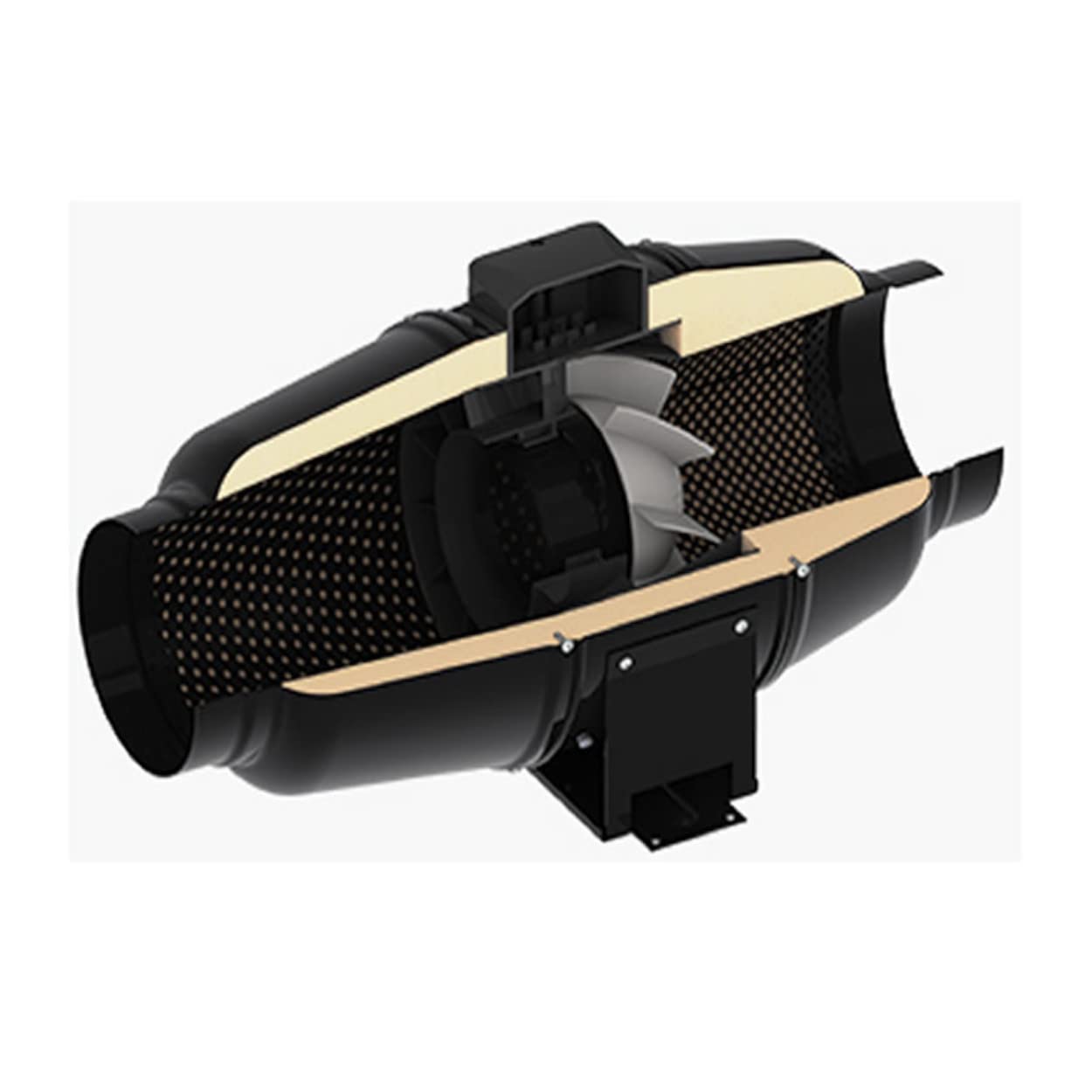 VENTS Ventilador de tubo insonorizado TT Silent-M 125 U con regulador de velocidad y termostato