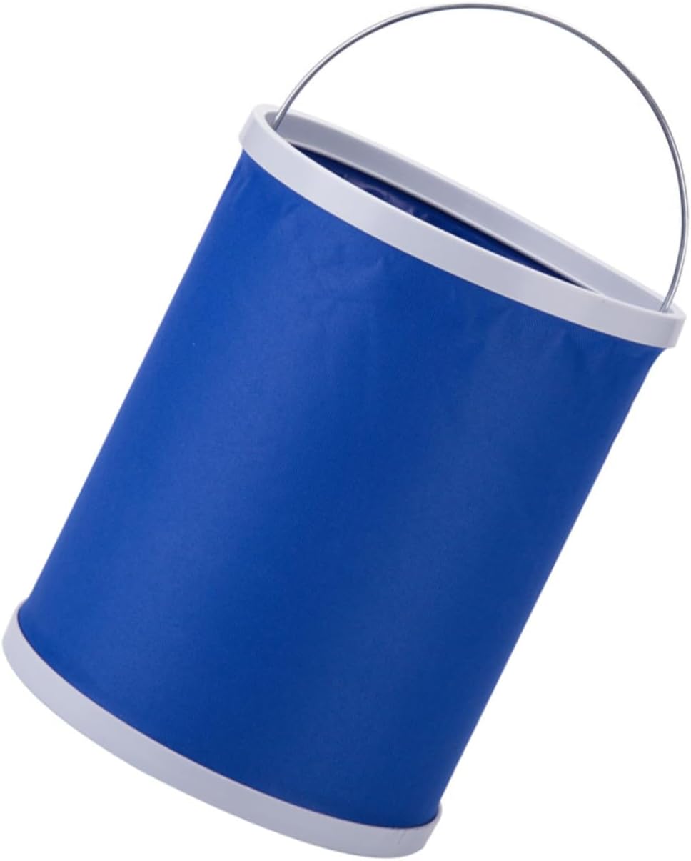 Alipis Large Capacity Collapsible Bucket Drainage Foldable Wash Basin Camping Lid