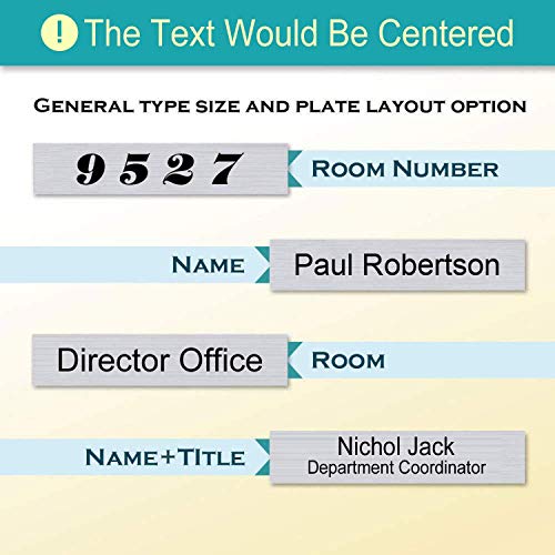 Personalized Name Plate With Wall Or Desk Holder Customized Engraving 2X8 #TOP5