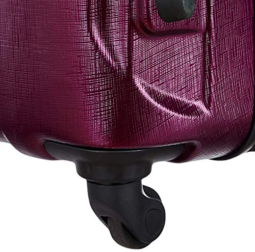 Image of Safari Thorium Stubble Combo Set of 2 Purple Small, Medium Check-in 4 Wheel Hard Suitcase